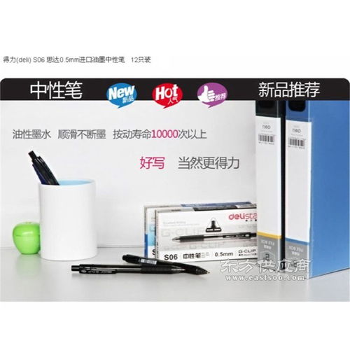 圆珠笔 常州圆珠笔配送 苏州联合办公用品 优质商家